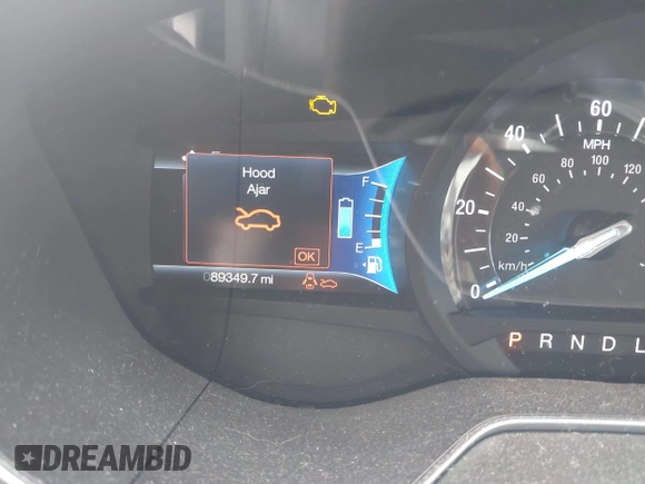 2013 Ford Fusion Titanium Hybrid with VIN 3FA6P0RUXDR386675, listed as a IAAI auction lot 42013986 with 89,349 mi miles. Bid and sale history available at carsss.com. Image 16.