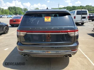 2021 Lincoln Aviator Reserve with VIN 5LM5J7WC1MGL14274, listed as a Copart auction lot 66223795 with Not provided miles and Salvage title. Bid and sale history available at DreamBid. Image 6.