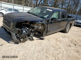 2024 Nissan Frontier SV with VIN 1N6ED1EJ7RN619225, listed as a Copart auction lot 45766745 with 17,890 mi miles and Salvage Title. Bid and sale history available at carsss.com. Image 1.