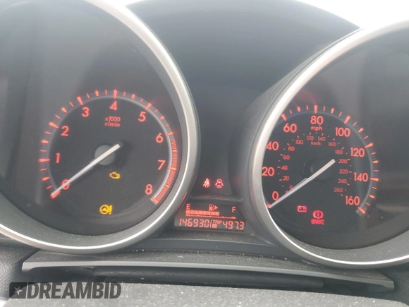 2010 Mazda 3 S Grand Touring with VIN JM1BL1S62A1350765, listed as a Copart auction lot 62418585 with 146,930 mi miles and Salvage title. Bid and sale history available at DreamBid. Image 9.