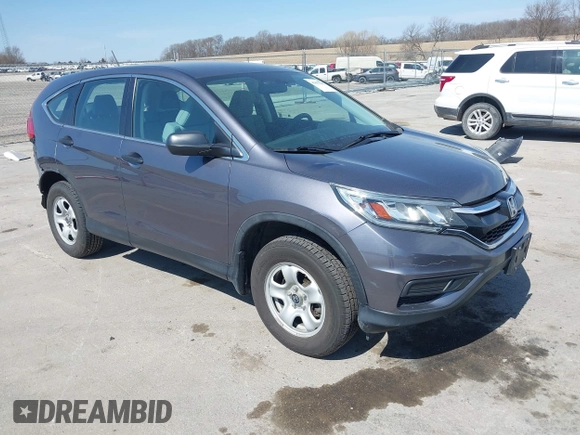 2016 Honda CR-V LX with VIN 5J6RM4H3XGL135927, listed as a IAAI auction lot 41899292 with 165,000 mi miles. Bid and sale history available at carsss.com. Image 1.