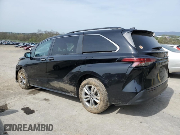 2022 Toyota Sienna XLE with VIN 5TDJRKEC8NS128404, listed as a Copart auction lot 54226825 with 44,459 mi miles and Salvage Title. Bid and sale history available at carsss.com. Image 2.