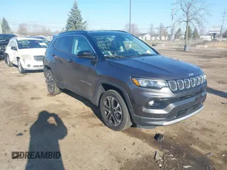 2022 Jeep Compass High Altitude with VIN 3C4NJDCB6NT197452, listed as a IAAI auction lot 41892361 with Not Provided miles and . Bid and sale history available at DreamBid. Image 1.
