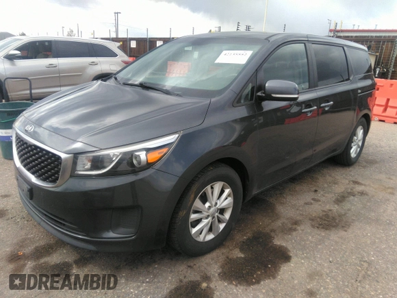 2017 Kia Sedona LX with VIN KNDMB5C18H6218659, listed as a IAAI auction lot 42135552 with 157,263 mi miles. Bid and sale history available at carsss.com. Image 17.