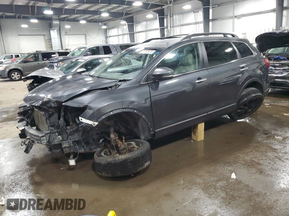 2015 Mazda CX-9 Grand Touring with VIN JM3TB3DA8F0454430, listed as a Copart auction lot 89393675 with 163,021 mi miles and Salvage Title. Bid and sale history available at carsss.com. Image 1.