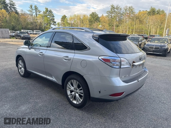 2010 Lexus RX 450h with VIN JTJBC1BA9A2006295, listed as a IAAI auction lot 42238576 with 191,547 mi miles and . Bid and sale history available at DreamBid. Image 3.