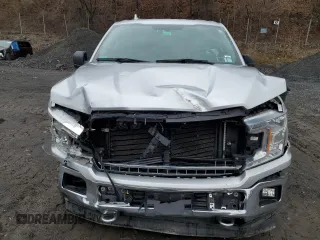 2018 Ford F-150 XL with VIN 1FTEW1E59JFC37258, listed as a Copart auction lot 52680255 with 93,966 mi miles and Salvage title. Bid and sale history available at DreamBid. Image 5.