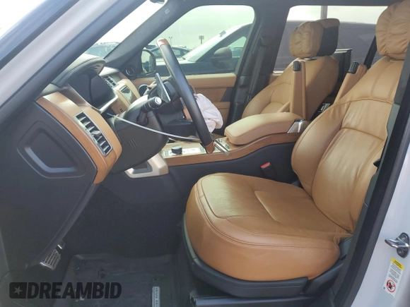 2021 Land Rover Range Rover Autobiography with VIN SALGV5SE1MA448455, listed as a Copart auction lot 59468815 with 93,542 mi miles and Salvage title. Bid and sale history available at DreamBid. Image 7.