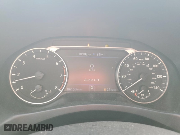2020 Nissan Altima S with VIN 1N4BL4BW1LN321857, listed as a Copart auction lot 42007245 with 86,150 mi miles and Salvage Title. Bid and sale history available at DreamBid. Image 9.