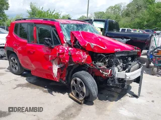 2018 Jeep Renegade Upland z VIN ZACCJBAB7JPH66910, wystawiony jako IAAI lot #42170350 z przebiegiem 58 448 mil mil oraz . Historia ofert i sprzedaży dostępna na DreamBid. Obrazek 1.