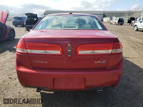 2010 Lincoln MKZ with VIN 3LNHL2GC8AR616709, listed as a Copart auction lot 53723045 with 169,385 mi miles and Clean Title. Bid and sale history available at carsss.com. Image 6.