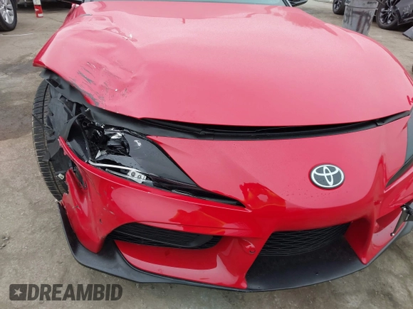 2023 Toyota Supra 3.0 with VIN WZ1DB0G04PW058168, listed as a IAAI auction lot 42383816 with 22,135 mi miles and . Bid and sale history available at DreamBid. Image 19.