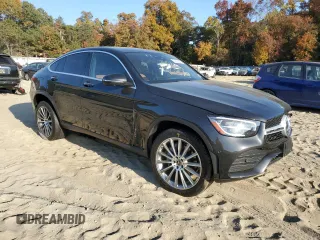 2021 Mercedes-Benz GLC with VIN W1N0J8EB8MF891527, listed as a Copart auction lot 77092154 with 31,496 mi miles and Salvage Title. Bid and sale history available at carsss.com. Image 4.