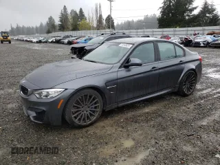2015 BMW M3 with VIN WBS3C9C52FP803661, listed as a Copart auction lot 52040625 with 134,562 mi miles and Salvage Title. Bid and sale history available at carsss.com. Image 1.