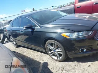 2013 Ford Fusion Titanium with VIN 3FA6P0D91DR105270, listed as a IAAI auction lot 41769392 with 209,638 mi miles. Bid and sale history available at carsss.com. Image 12.