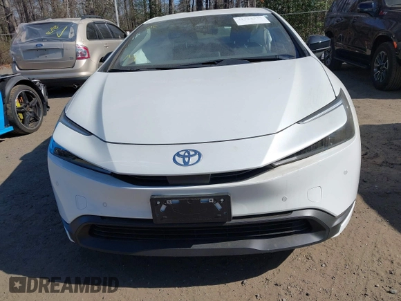2023 Toyota Prius LE with VIN JTDACAAUXP3010983, listed as a IAAI auction lot 41912377 with 17,187 mi miles. Bid and sale history available at carsss.com. Image 12.