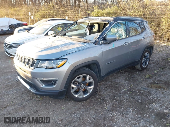 2020 Jeep Compass Limited z VIN 3C4NJCCB3LT150578, wystawiony jako IAAI lot #41054717 z przebiegiem 124 748 mil mil oraz . Historia ofert i sprzedaży dostępna na DreamBid. Obrazek 17.
