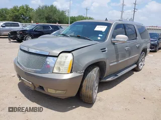 2007 Cadillac Escalade ESV with VIN 1GYFK66877R354599, listed as a IAAI auction lot 42286079 with 198,438 mi miles and . Bid and sale history available at DreamBid. Image 2.