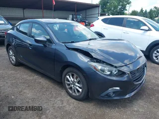 2015 Mazda 3 i Touring with VIN JM1BM1V74F1256380, listed as a IAAI auction lot 42647281 with 83,215 mi miles and . Bid and sale history available at DreamBid. Image 1.