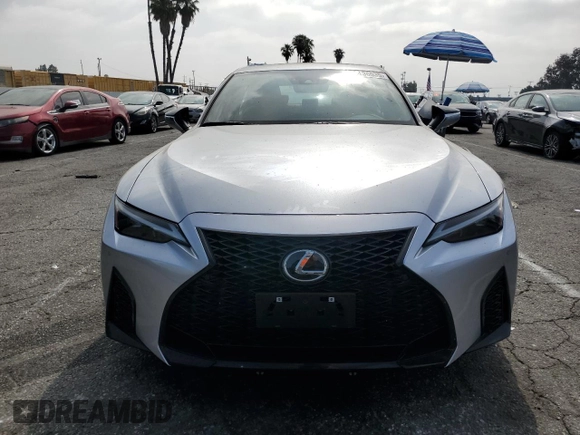 2024 Lexus IS 350 F Sport with VIN JTHGZ1B23R5081759, listed as a Copart auction lot 58436035 with 8,348 mi miles and Salvage title. Bid and sale history available at DreamBid. Image 5.