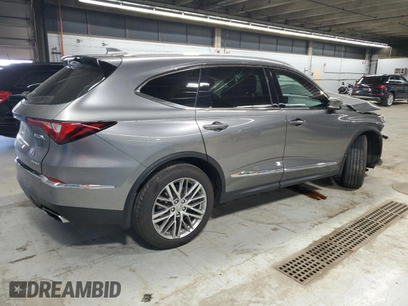 2023 Acura MDX Advance с VIN 5J8YE1H84PL024056, выставлен на аукционе Copart как лот 56536215 с пробегом 19 561 миль миль и Списание • Salvage title. История ставок и продаж доступна на DreamBid. Изображение 3.