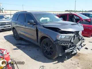 2018 Dodge Durango GT z VIN 1C4RDJDG9JC386748, wystawiony jako IAAI lot #41985780 z przebiegiem 103 819 mil mil oraz . Historia ofert i sprzedaży dostępna na DreamBid. Obrazek 1.