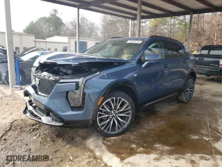 2025 Cadillac XT4 AWD Sport with VIN 1GYFZFR42SF130915, listed as a Copart auction lot 43818745 with 2,246 mi miles and Salvage Title. Bid and sale history available at carsss.com. Image 1.