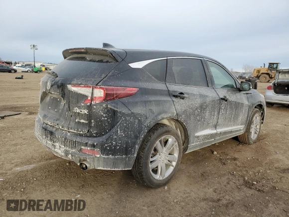 2021 Acura RDX w/Advance Package with VIN 5J8TC2H74ML009307, listed as a Copart auction lot 42497875 with 44,399 mi miles and Salvage Title. Bid and sale history available at carsss.com. Image 3.