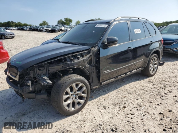 2012 BMW X5 35i with VIN 5UXZV4C57CL756062, listed as a Copart auction lot 65752145 with 160,860 mi miles and Clean title. Bid and sale history available at DreamBid. Image 1.