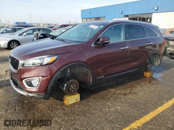2017 Kia Sorento EX with VIN 5XYPHDA52HG250659, listed as a Copart auction lot 78001594 with Not Provided miles and Clean Title. Bid and sale history available at DreamBid. Image 1.