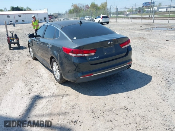 2016 Kia Optima LX with VIN 5XXGT4L36GG019499, listed as a IAAI auction lot 42036517 with 89,375 mi miles. Bid and sale history available at carsss.com. Image 3.