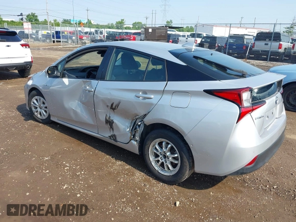 2022 Toyota Prius L Eco z VIN JTDKAMFU2N3165805, wystawiony jako IAAI lot #42428676 z przebiegiem 435 471 mil mil oraz . Historia ofert i sprzedaży dostępna na DreamBid. Obrazek 3.