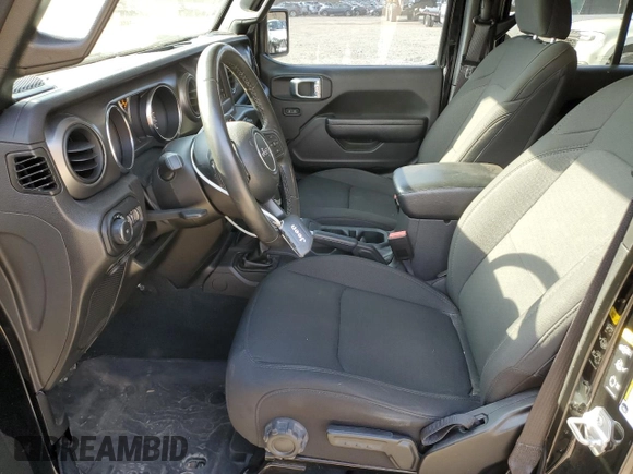 2022 Jeep Wrangler Unlimited Sport S with VIN 1C4HJXDG8NW200371, listed as a Copart auction lot 52548715 with 15,902 mi miles and Salvage Title. Bid and sale history available at DreamBid. Image 7.
