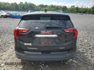 2019 GMC Terrain SLE with VIN 3GKALTEV0KL310810, listed as a Copart auction lot 63398845 with 56,302 mi miles and Salvage title. Bid and sale history available at DreamBid. Image 6.