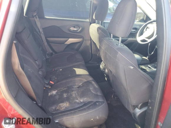 2017 Jeep Cherokee Latitude with VIN 1C4PJMCS6HW635622, listed as a Copart auction lot 49490495 with 136,102 mi miles and Salvage Title. Bid and sale history available at DreamBid. Image 11.