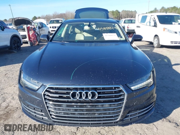 2016 Audi A7 3.0 Premium Plus with VIN WAUWGAFC4GN144738, listed as a IAAI auction lot 41580879 with 146,375 mi miles. Bid and sale history available at carsss.com. Image 13.