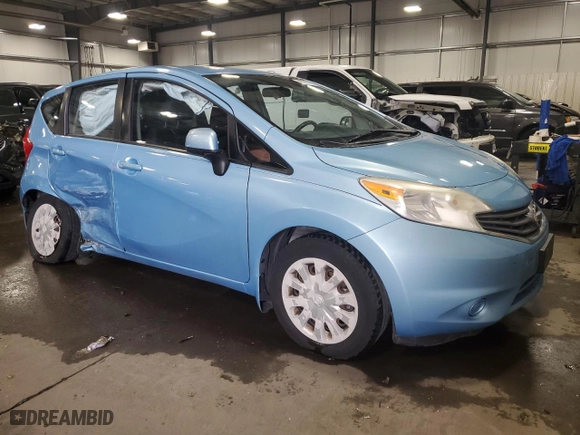 2014 Nissan Versa Note S Plus with VIN 3N1CE2CPXEL363728, listed as a Copart auction lot 49138725 with 109,894 mi miles and Salvage Title. Bid and sale history available at carsss.com. Image 4.