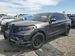 2020 Ford Police Interceptor Utility z VIN 1FM5K8AW2LGA31341, wystawiony jako Copart lot #55449895 z przebiegiem Nie podano mil oraz Tytuł czysty. Historia ofert i sprzedaży dostępna na DreamBid. Obrazek 1.
