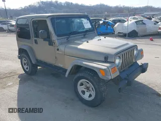 2006 Jeep Wrangler Sport Right Hand Drive with VIN 1J4F449S46P716520, listed as a IAAI auction lot 41763887 with 236,816 mi miles. Bid and sale history available at carsss.com. Image 1.