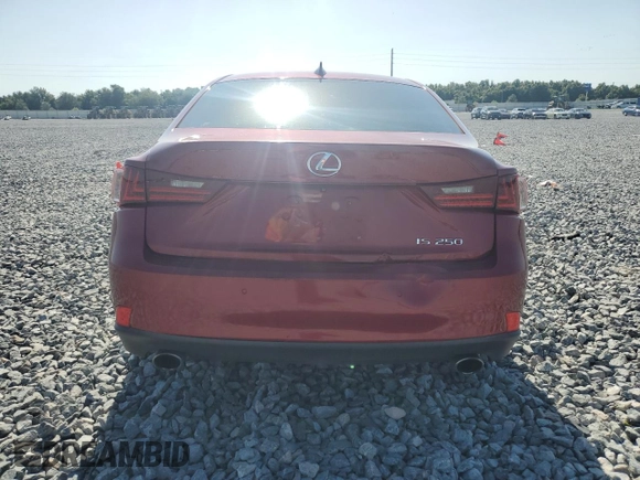 2014 Lexus IS 250 with VIN JTHBF1D21E5000493, listed as a Copart auction lot 56665195 with 115,054 mi miles and Salvage title. Bid and sale history available at DreamBid. Image 6.