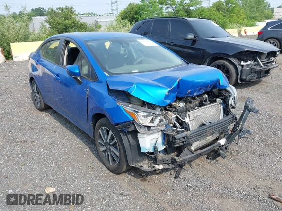 2021 Nissan Versa SV with VIN 3N1CN8EV2ML829908, listed as a IAAI auction lot 42416892 with 95,770 mi miles and . Bid and sale history available at DreamBid. Image 1.
