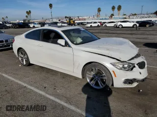 2016 BMW 4 Series 428i xDrive with VIN WBA3N9C57GK248610, listed as a Copart auction lot 84958044 with 62,485 mi miles and Salvage Title. Bid and sale history available at carsss.com. Image 4.