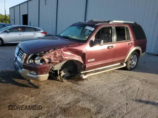 2007 Ford Explorer Eddie Bauer with VIN 1FMEU64807UA86793, listed as a Copart auction lot 60131325 with 106,420 mi miles and Salvage title. Bid and sale history available at DreamBid. Image 1.