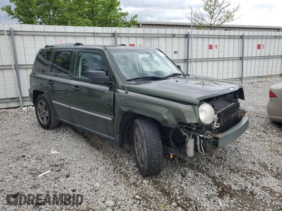 2009 Jeep Patriot Limited with VIN 1J4FT48B79D120490, listed as a Copart auction lot 55071885 with 173,311 mi miles and Salvage title. Bid and sale history available at DreamBid. Image 4.