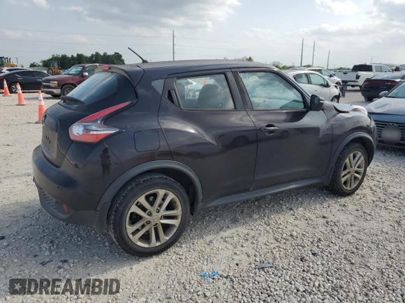 2016 Nissan Juke S with VIN JN8AF5MR4GT600316, listed as a Copart auction lot 55077195 with 94,702 mi miles and Salvage Title. Bid and sale history available at DreamBid. Image 3.