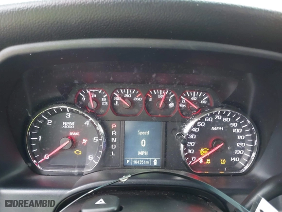 2018 Chevrolet Silverado 1500 Custom with VIN 3GCUKPEC0JG155068, listed as a IAAI auction lot 41277139 with 104,351 mi miles. Bid and sale history available at carsss.com. Image 7.