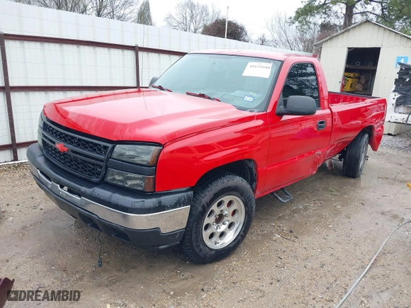 2006 Chevrolet Silverado 1500 Work Truck with VIN 3GCEC14X56G260456, listed as a IAAI auction lot 41631680 with 308,662 mi miles. Bid and sale history available at carsss.com. Image 18.