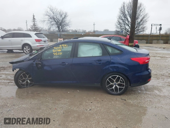 2017 Ford Focus SEL with VIN 1FADP3H29HL312631, listed as a IAAI auction lot 41226591 with 133,814 mi miles. Bid and sale history available at carsss.com. Image 15.
