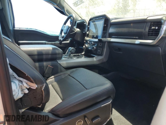 2023 Ford F-150 XL with VIN 1FTFW1E82PFB33122, listed as a Copart auction lot 58625905 with 21,184 mi miles and Salvage title. Bid and sale history available at DreamBid. Image 7.