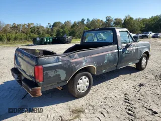 1992 Ford F-150 with VIN 1FTEF15N9NLA78538, listed as a Copart auction lot 75543574 with 0 mi miles and Salvage Title. Bid and sale history available at carsss.com. Image 3.